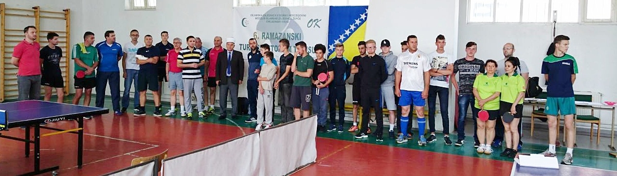Završen 6. ramazanski turnir u stonom tenisu