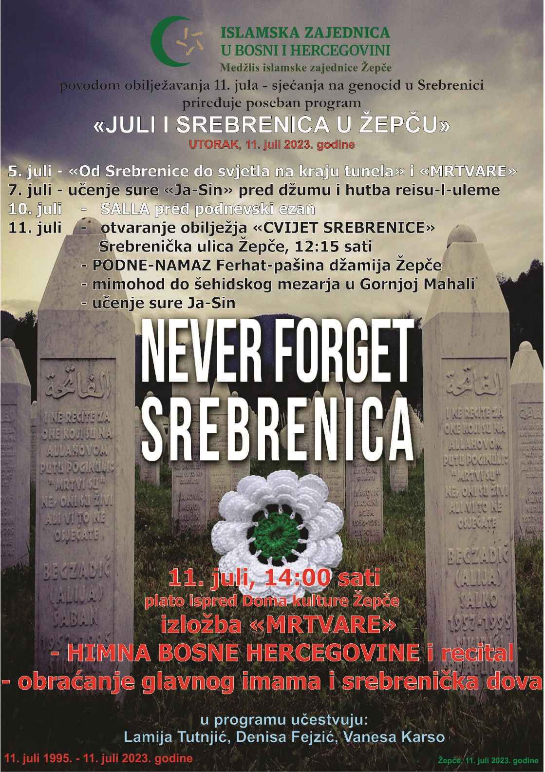 “Juli i Srebrenica u Žepču”
