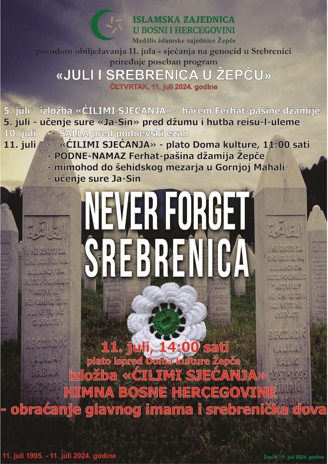 “JULI I SREBRENICA U ŽEPČU”