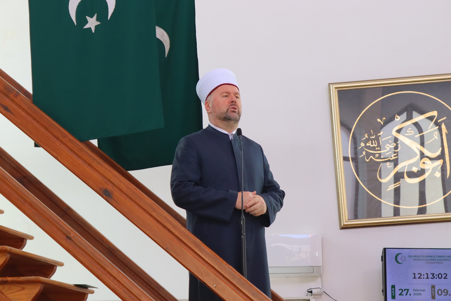 Drugu ramazansku hutbu muftija zenički održao u Ferhat-pašinoj džamiji u Žepču