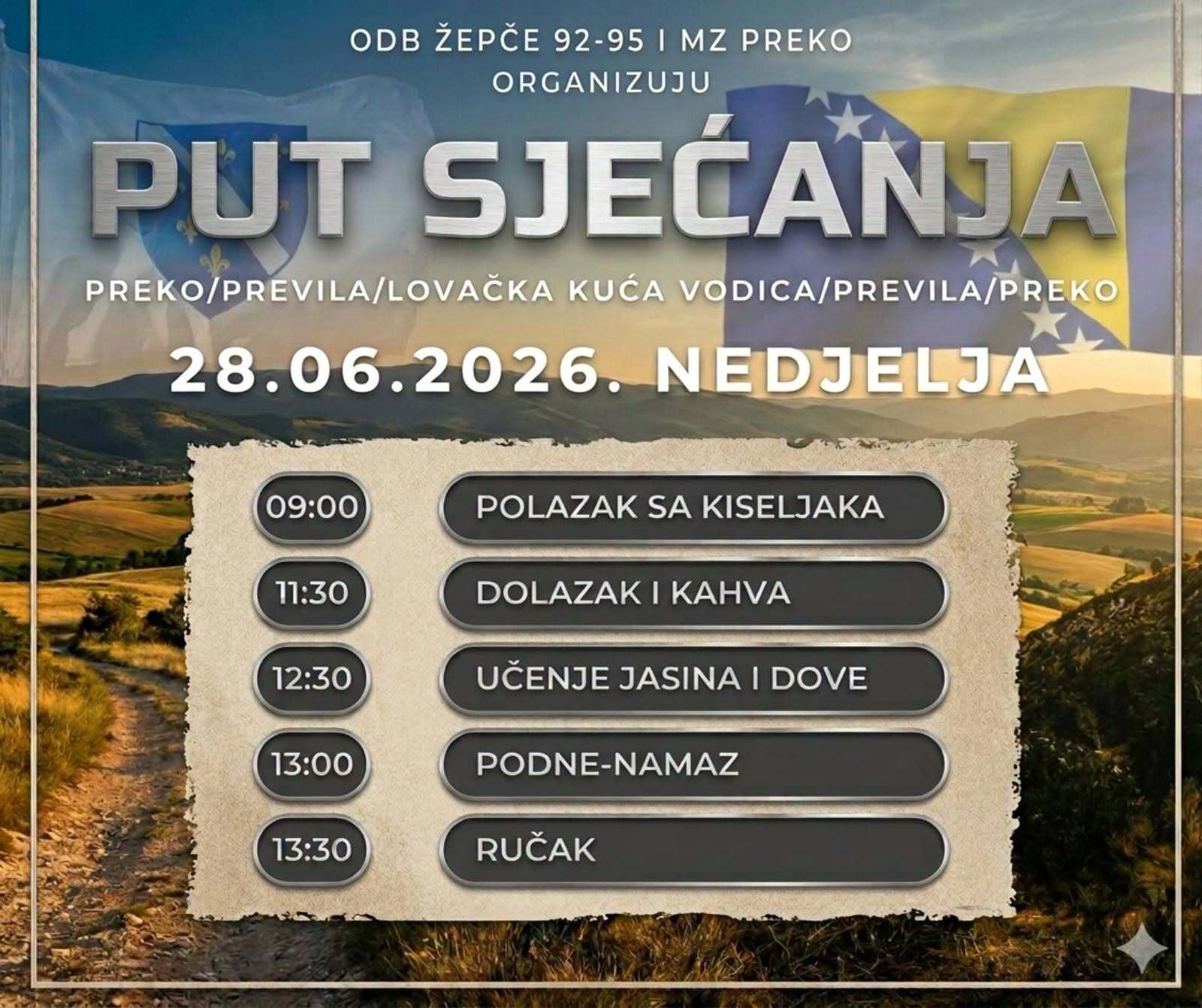 NAJAVLJUJEMO I POZIVAMO – NAKON IZLASKA NA SIČE, ZATIM MATINSKI VIS I MAHNJAČU, IZLAZIMO NA PREVILU!