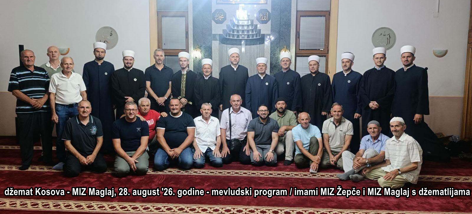 IMAMI MIZ ŽEPČE IZVELI MEVLUDSKI PROGRAM U DŽEMATU KOSOVA, MIZ MAGLAJ IMAMI MIZ ŽEPČE IZVELI MEVLUDSKI PROGRAM U DŽEMATU KOSOVA, MIZ MAGLAJ